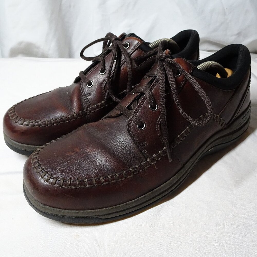 Clarks Portland 2 Tie Casual Oxford Shoes Size 9W